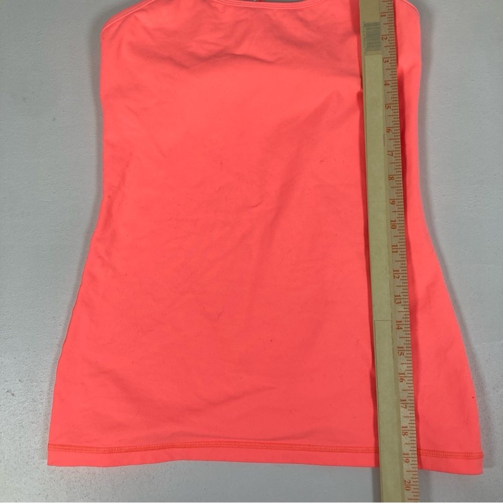Lululemon Power Y Racerback Fitted Stretch Tank Red Sz 6 ( No Pads) - Picture 4 of 14